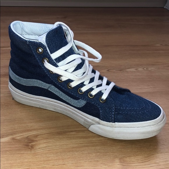 Vans x Madewell denim sneakers with original box - Picture 2 of 3